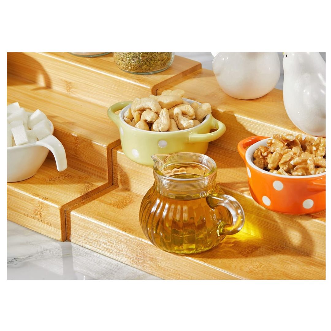 Bamboo Expandable 3 Tier Shelf-largeI