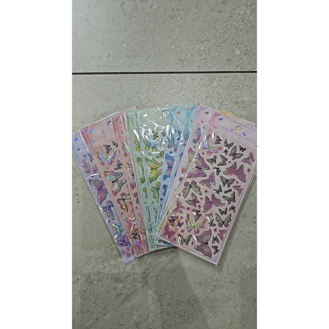 3D Butterfly Stickers