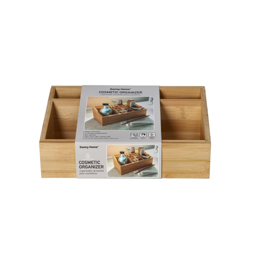 Danny Home Bamboo 12 Compartment Organiser