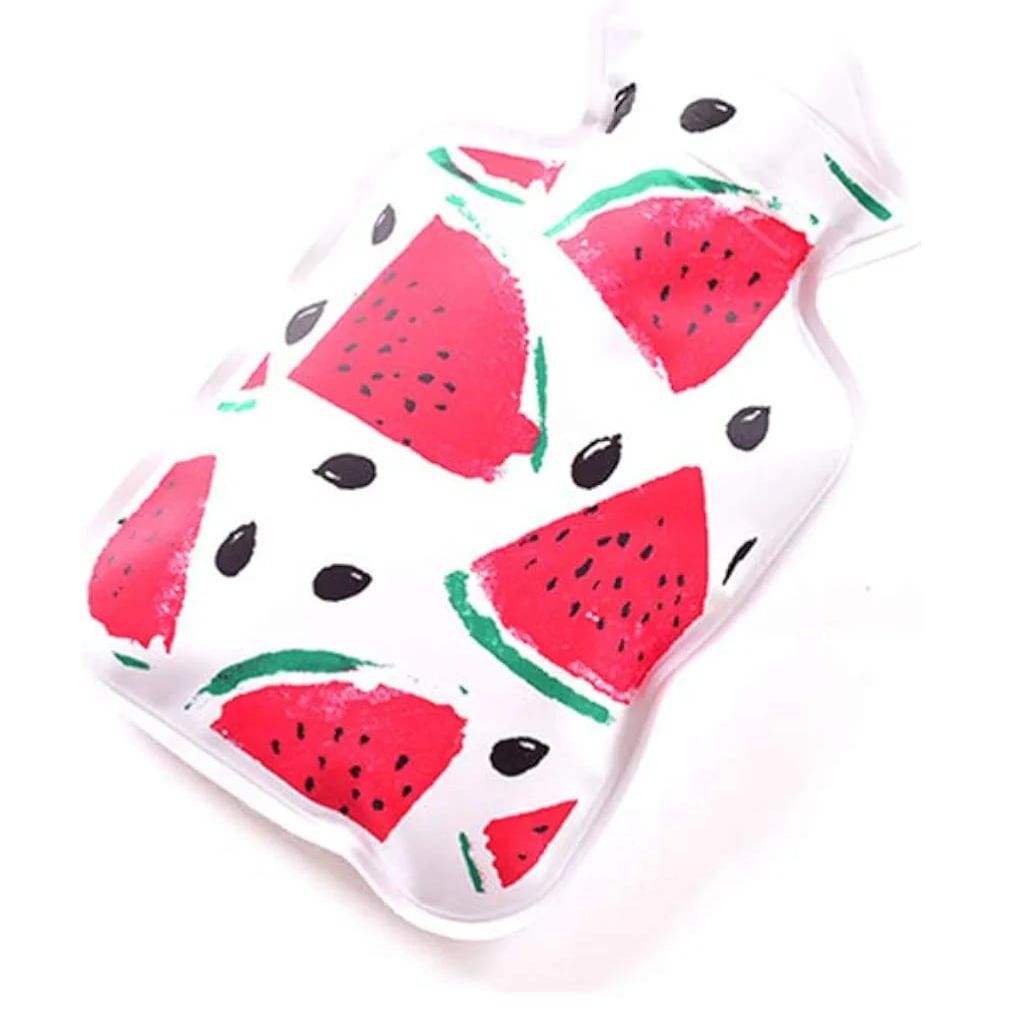 Mini Watermelon Hot Water Bottle 17x11cm