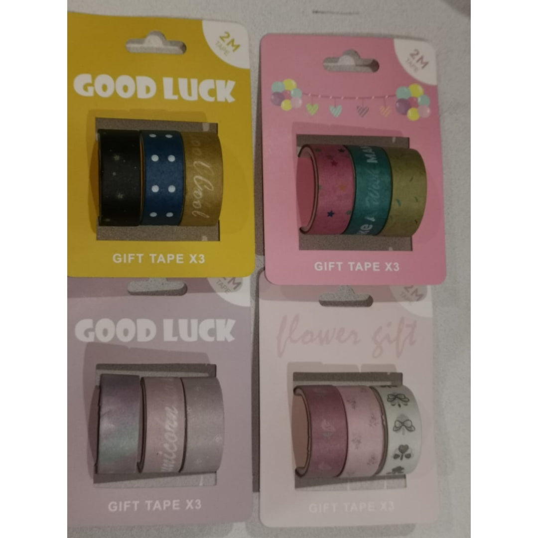 3pc Washi Tape 2M