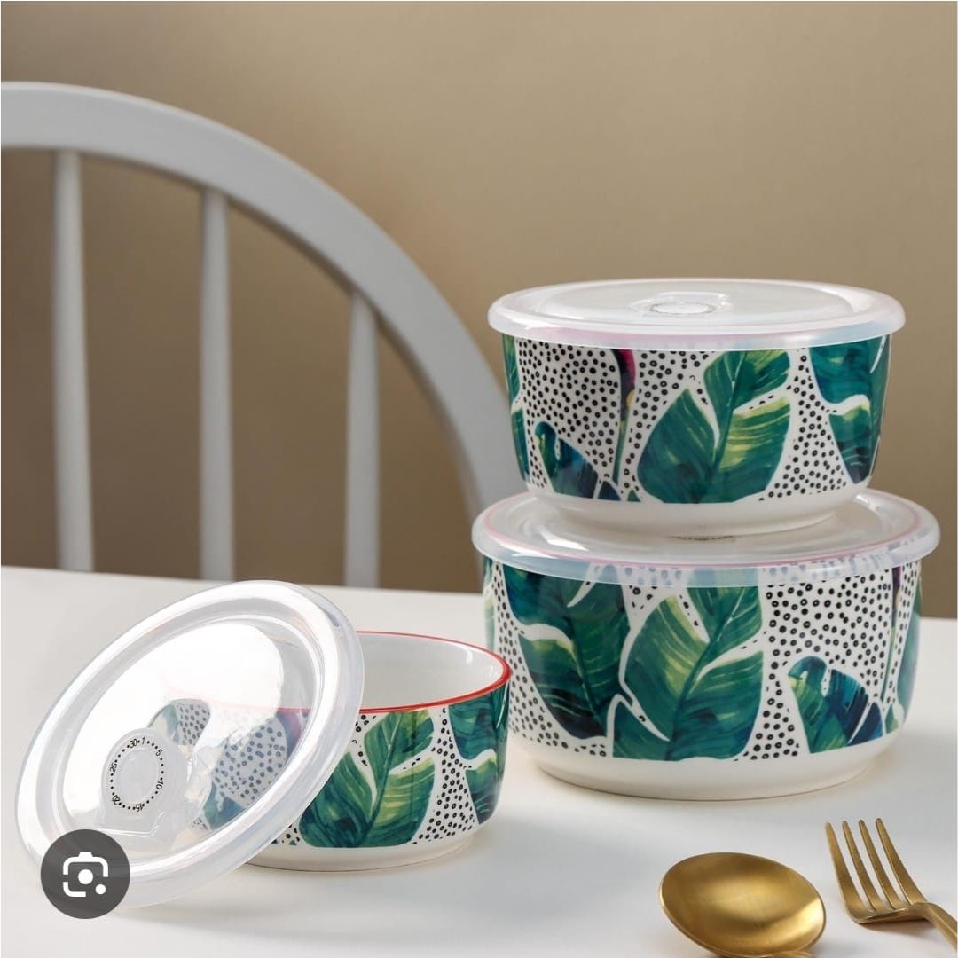 Danny Home 3pc Ceramic Food Storage