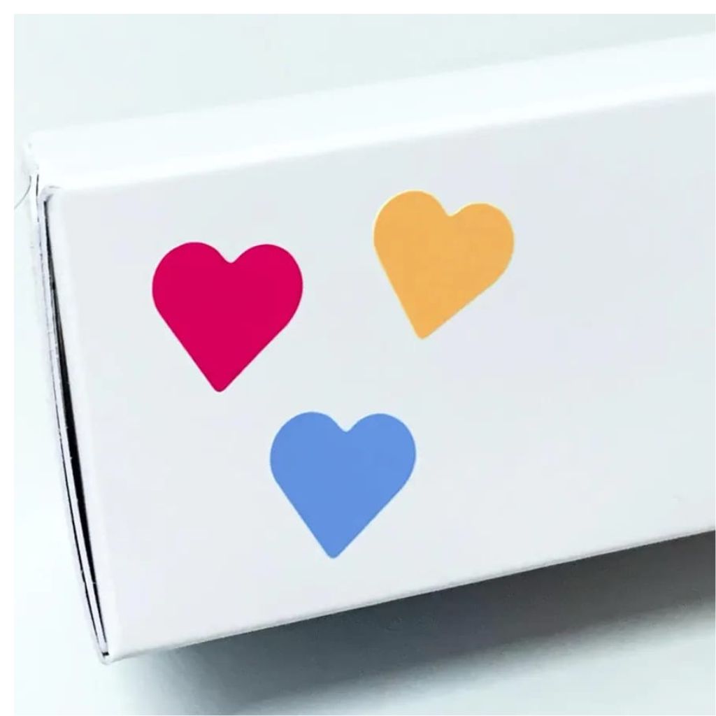 200pc Heart Stickers
