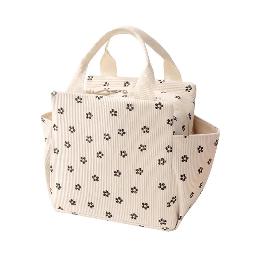 Corduroy Insulated Lunch Bag-Large