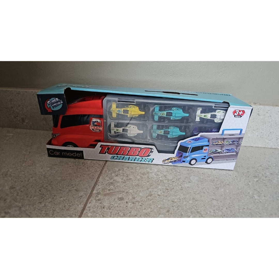 Turbo Truck With 6 Racing Cars