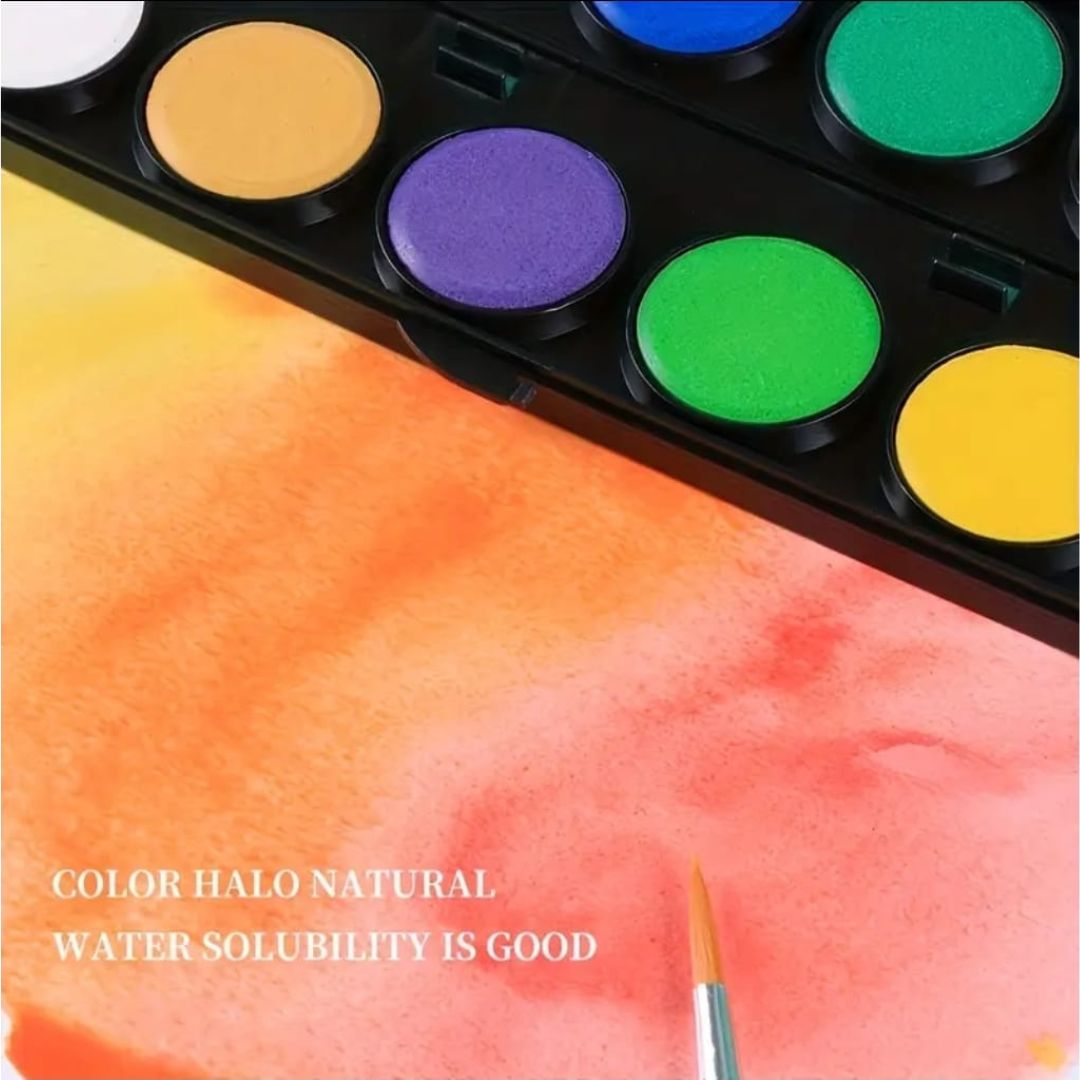 12pc Water Colour Paint Set