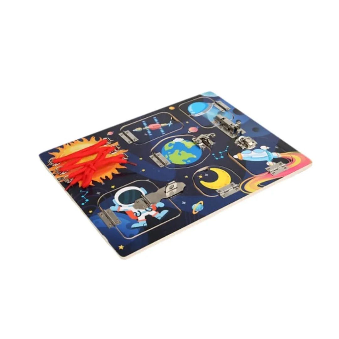 Wooden Fun Busy Board