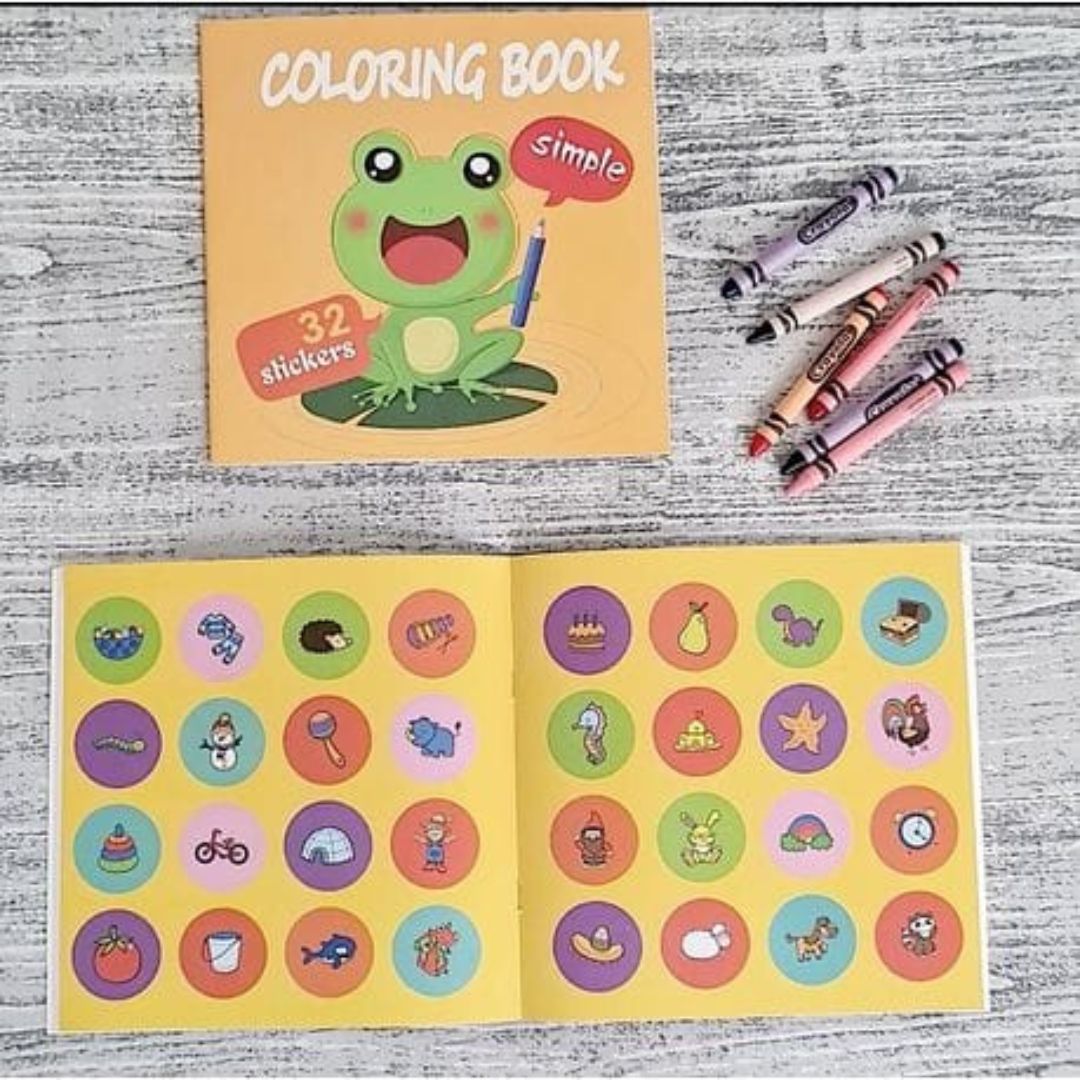 Colouring Book With 32 Stickers