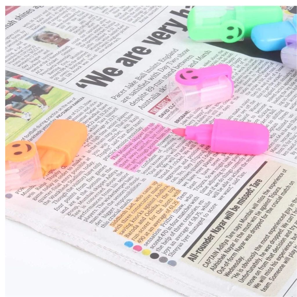 6pce Smiley Face Highlighter