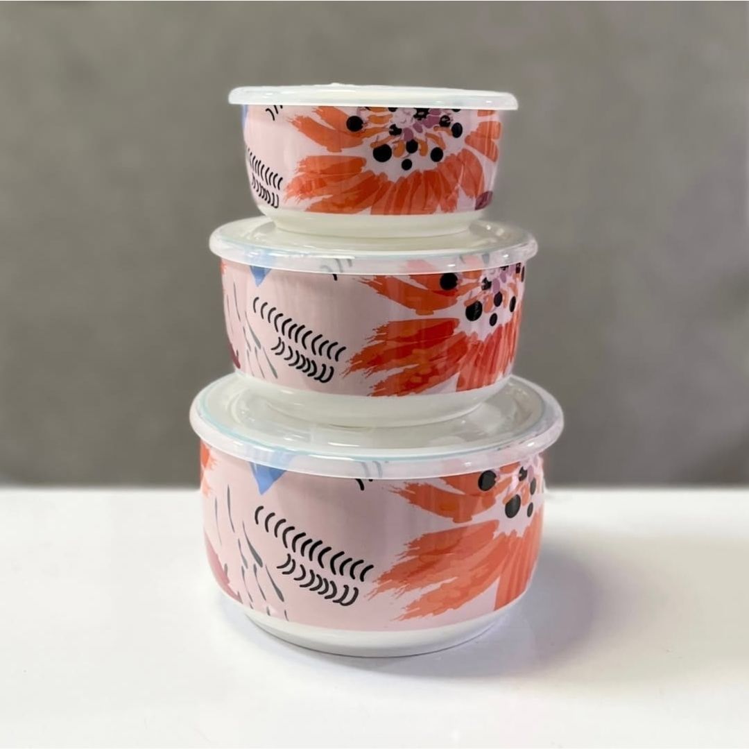 Danny Home 3pc Ceramic Food Storage