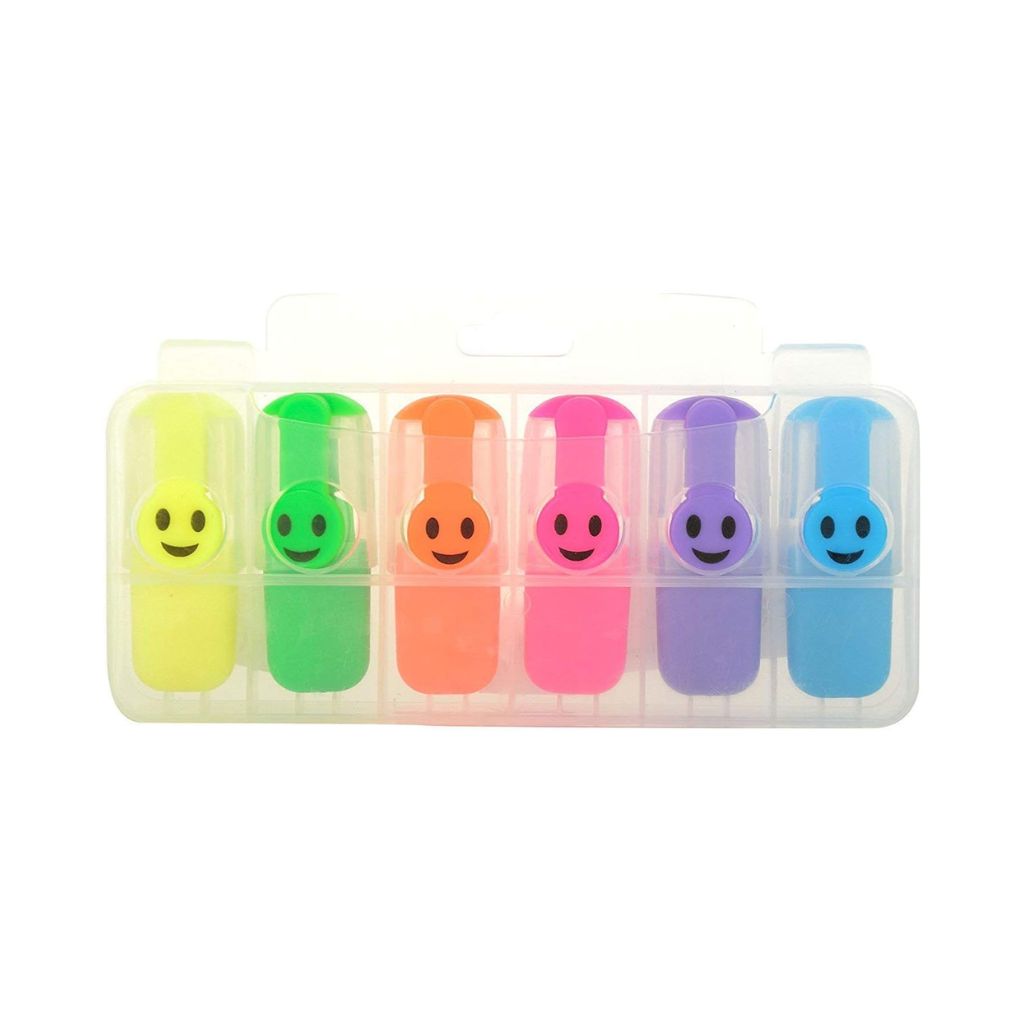 6pce Smiley Face Highlighter