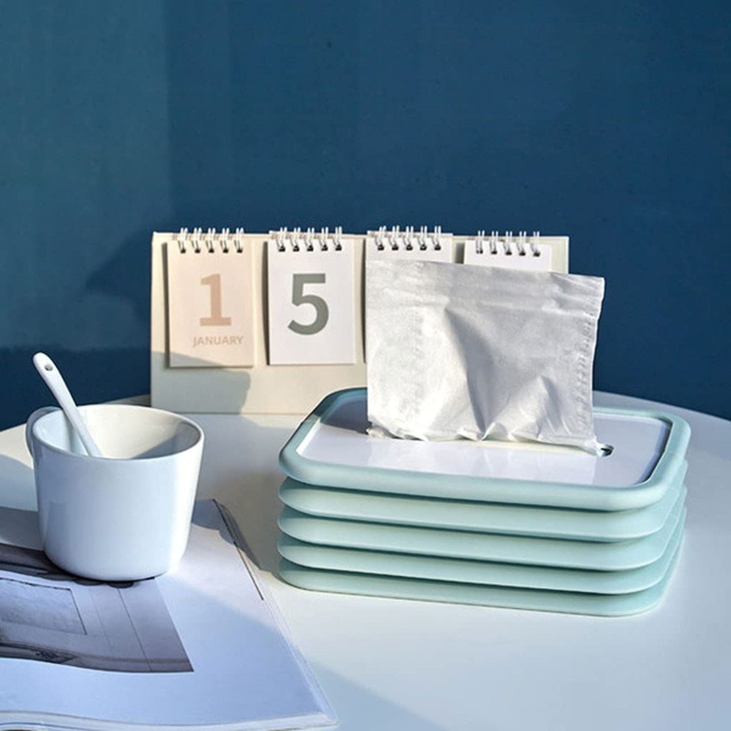 Silicone Collapsible Tissue Box