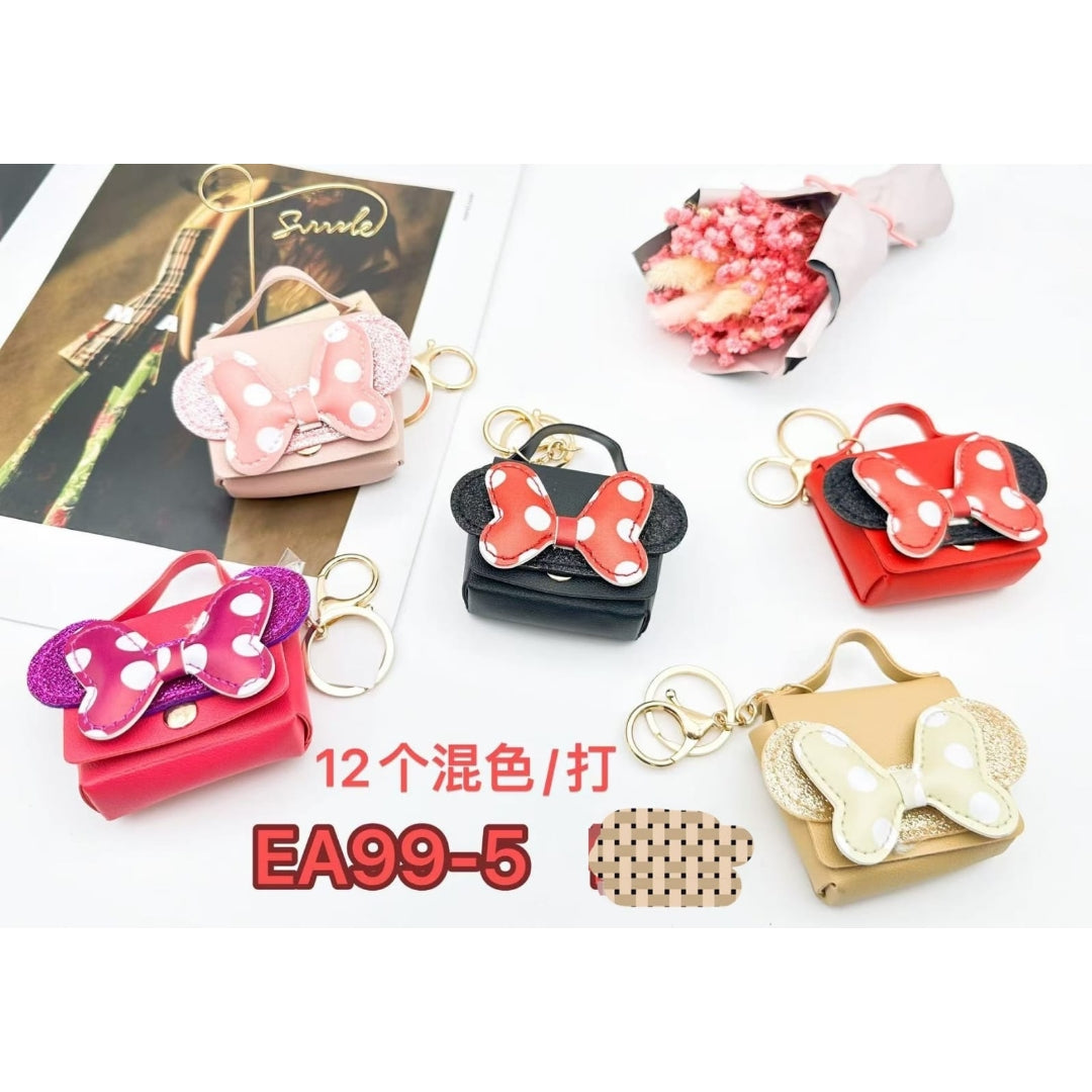 Minnie Mouse Coin Purse Keychain