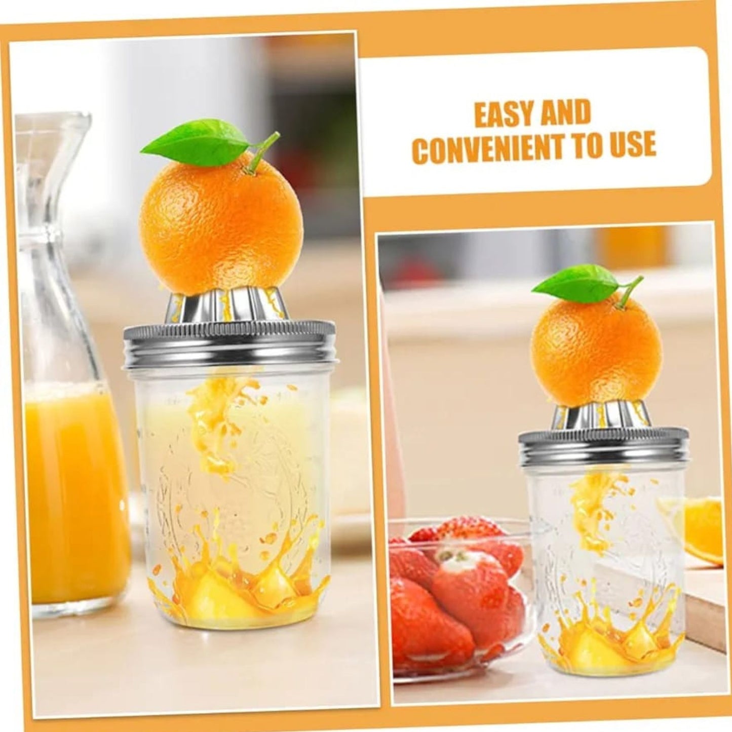 Danny Home Glass Cup Shape Juicer 300ml