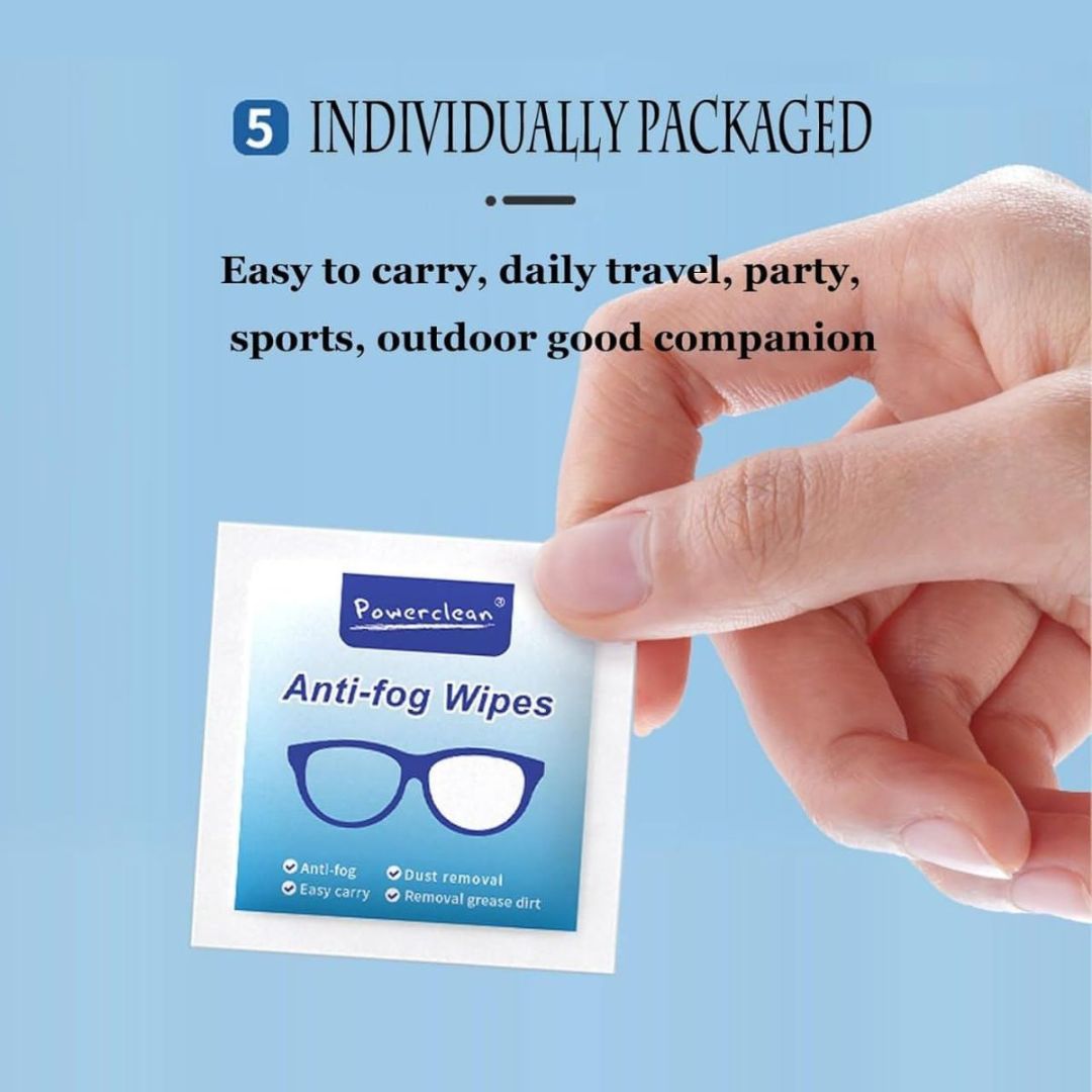 100pc Anti Fog Wipes