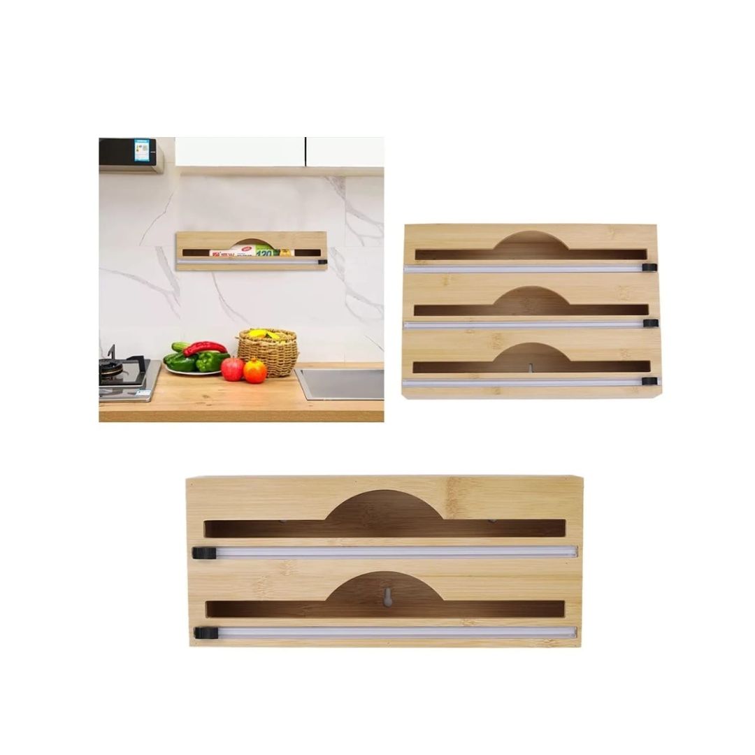 Bamboo Kitchen Dispenser