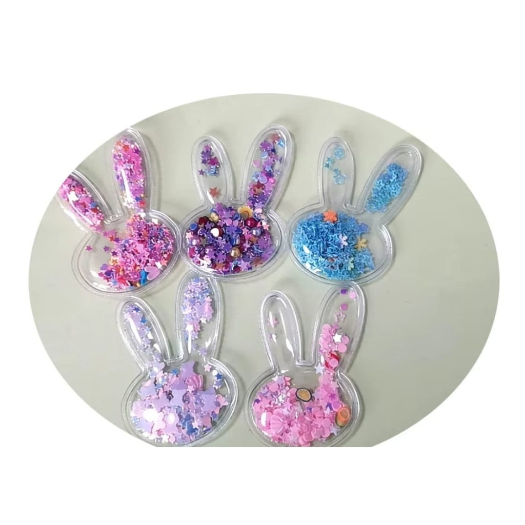 2pc Bubble Glitter Pins