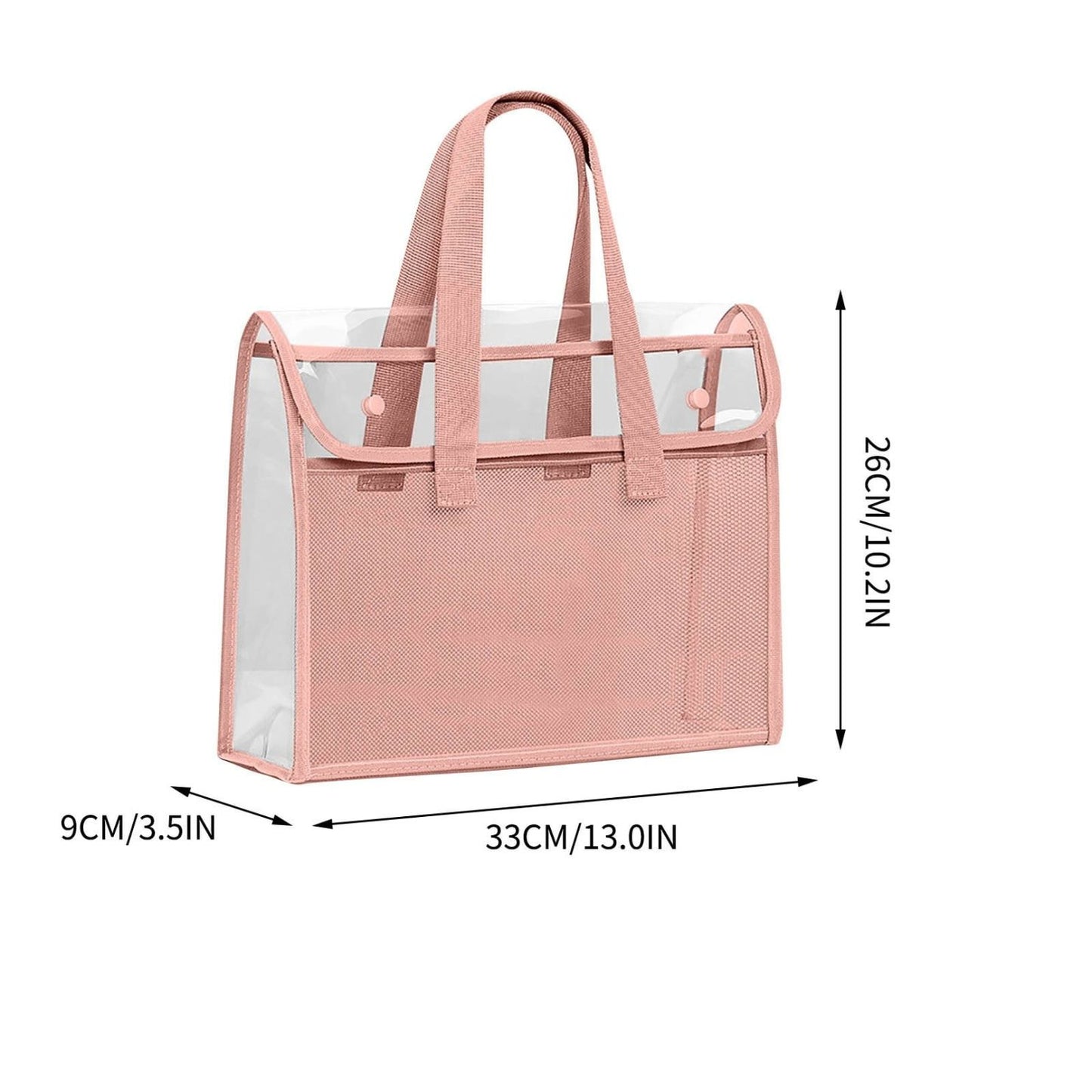 Transparent Document Bag 33x26cm