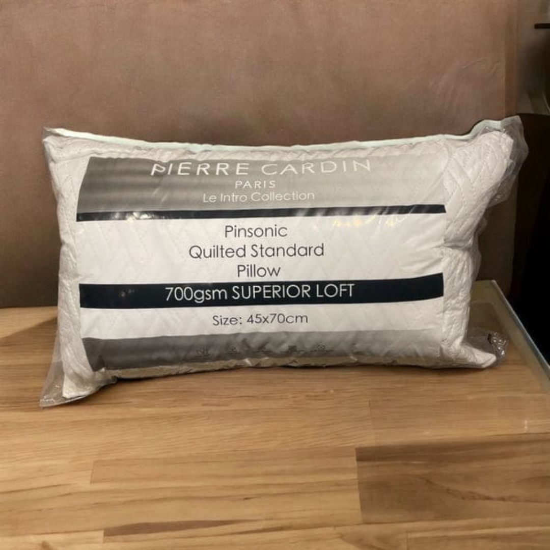 Pierre Cardin Quilted Standard Pillow 700gsm