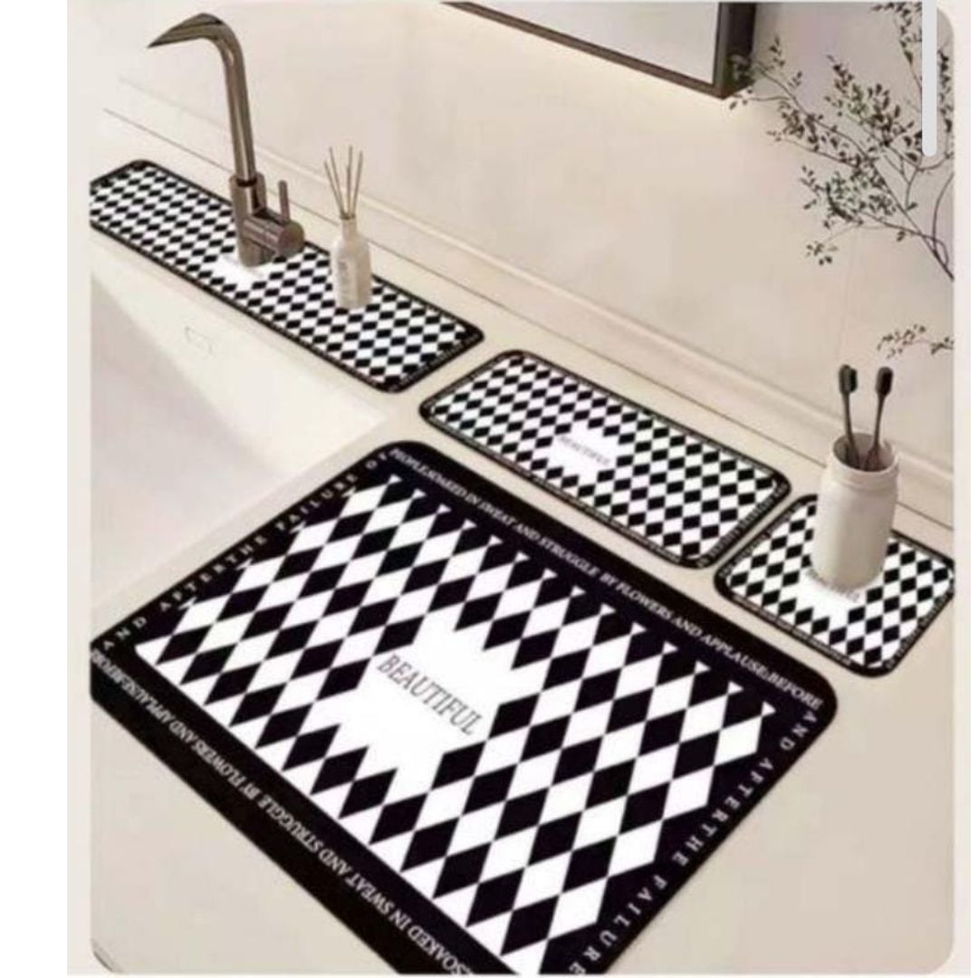 4pc Sink Mat
