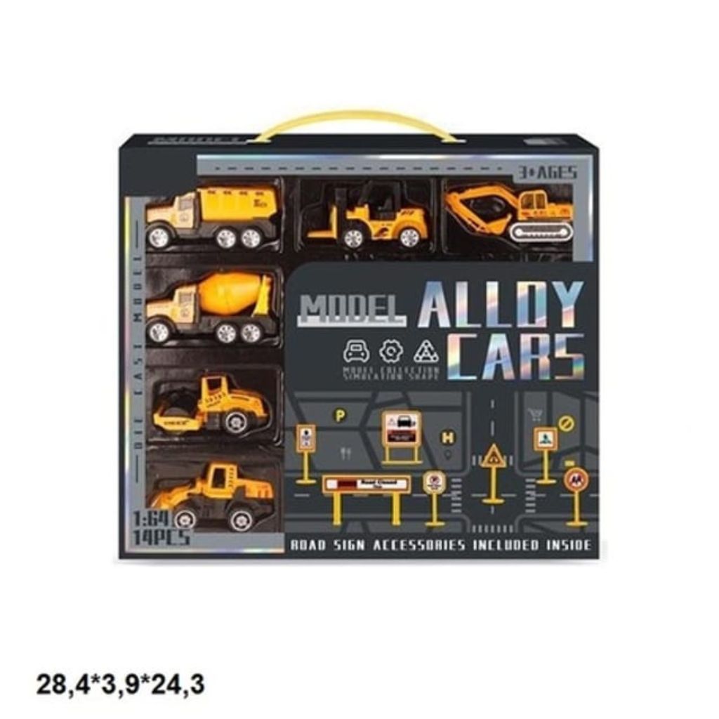 13pc Die Cast Ally Car Set