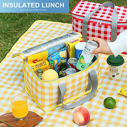 Insulated Reusable Picnic Bag 33x18cm