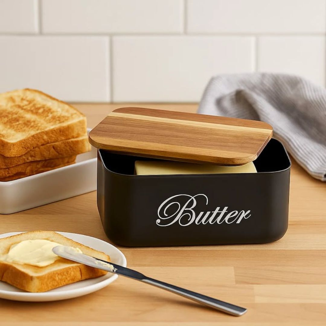 Stainless Steel Butter Box 15x10x7.5cm