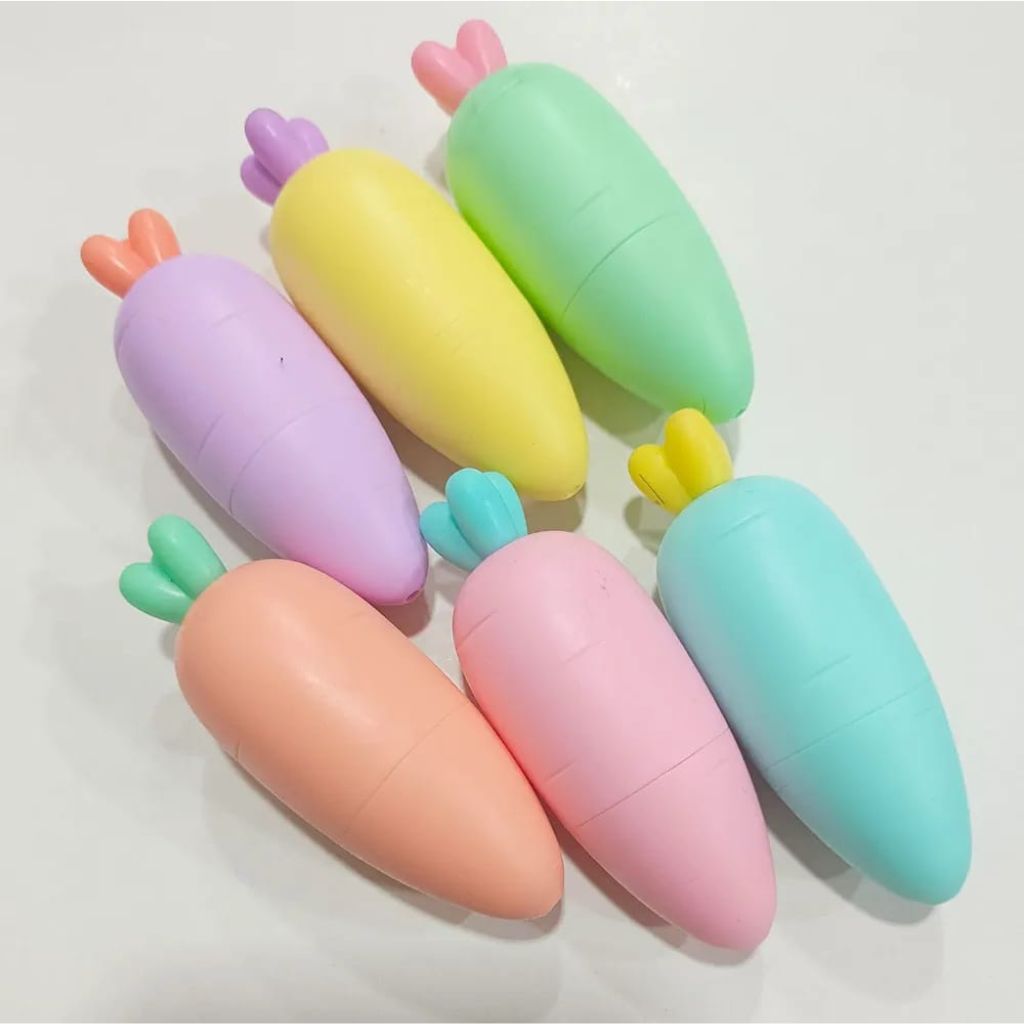 6pc Carrot Highlighter