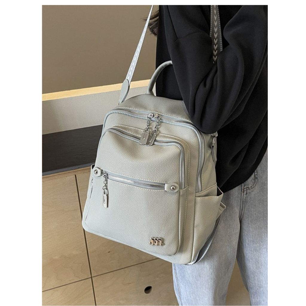 Women PU Leather Backpack