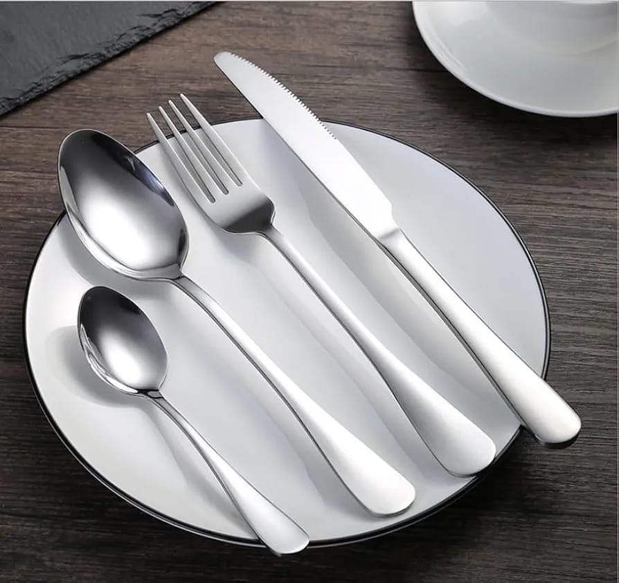 Stainless Steel Cutlery 6s - Silver