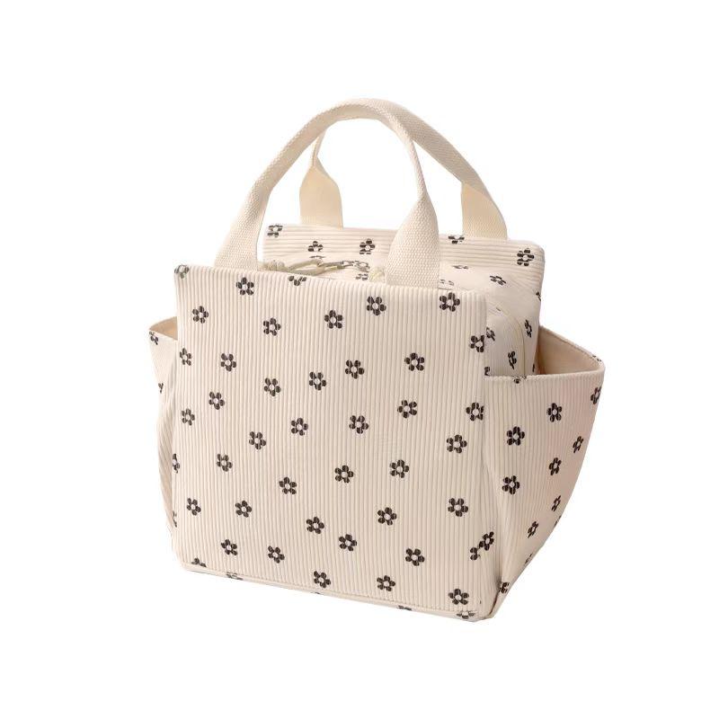 Corduroy Insulated Lunch Bag-Large