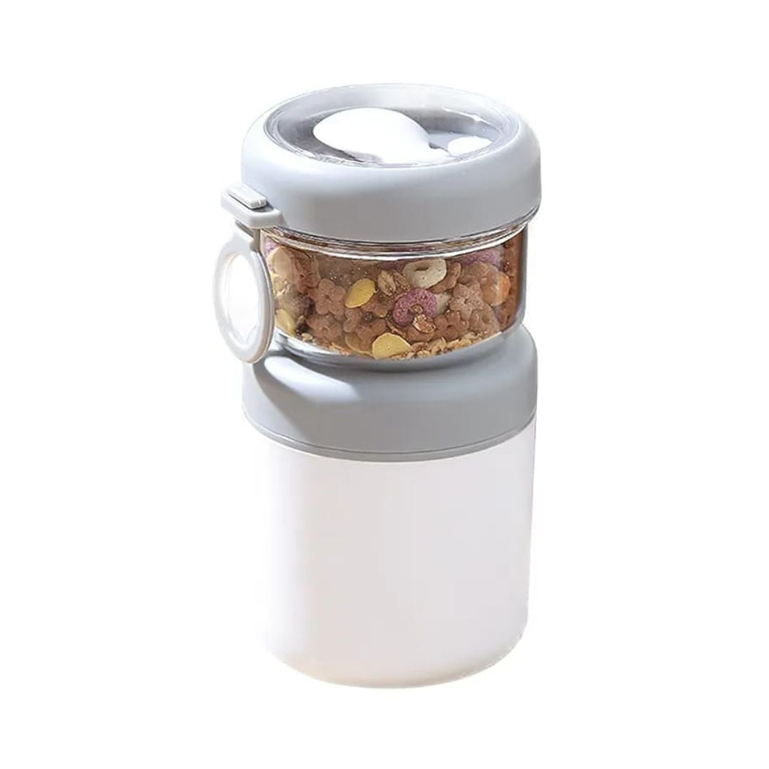 Portable Food Flask With Snack Box