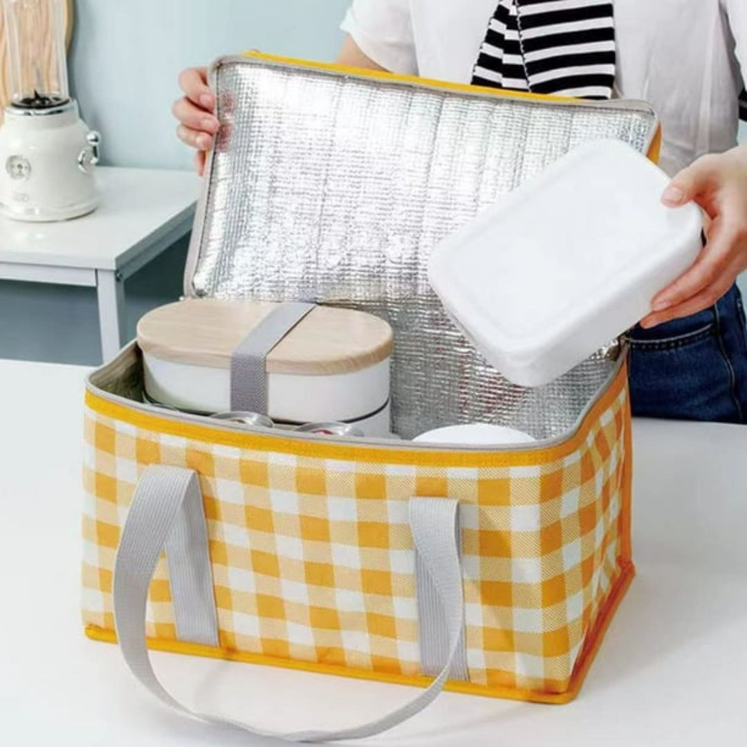 Insulated Reusable Picnic Bag 33x18cm