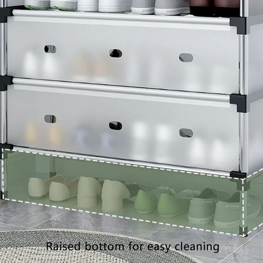 6 Layer Shoe Rack With Cover