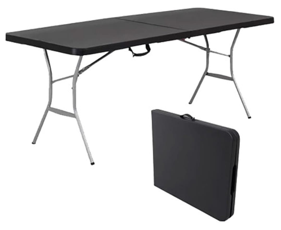 Black Trestle Table