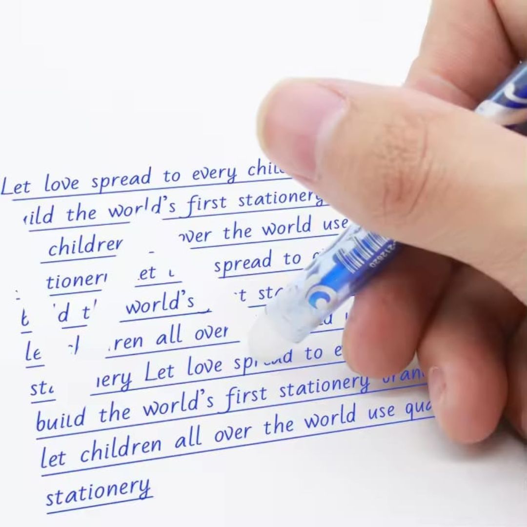 Erasable Blue Gel Ink Pen 0.5mm