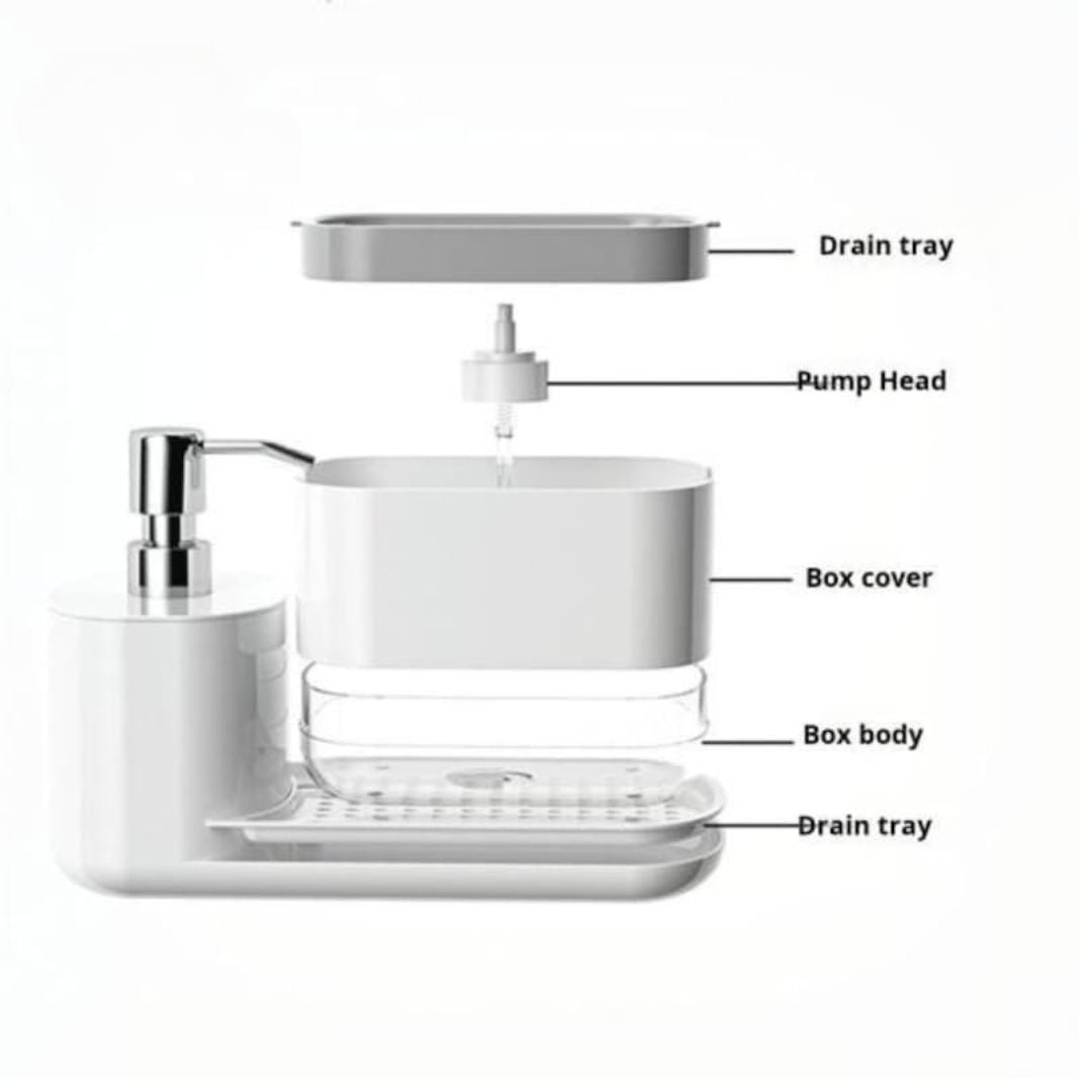 2 in 1 Soap Dispenser