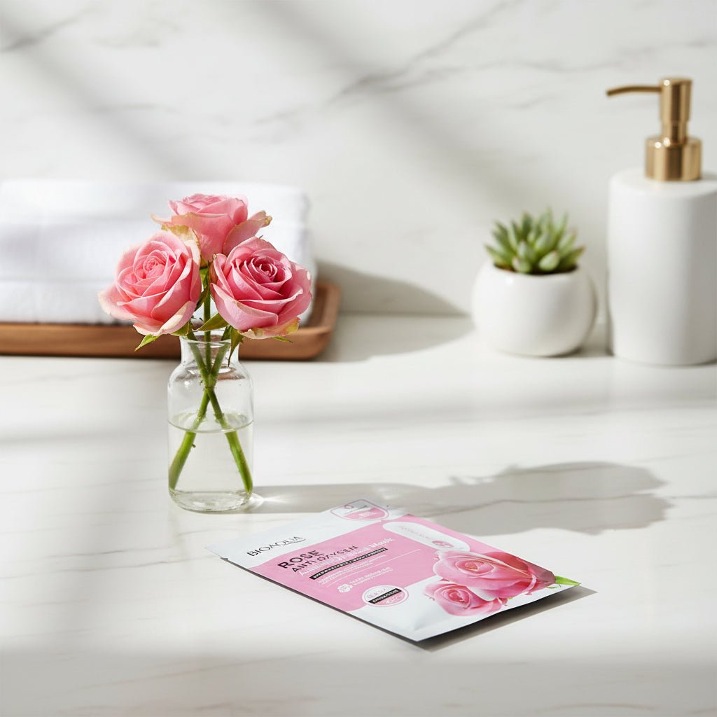 Rose Anti Oxygen Activating Facial Mask