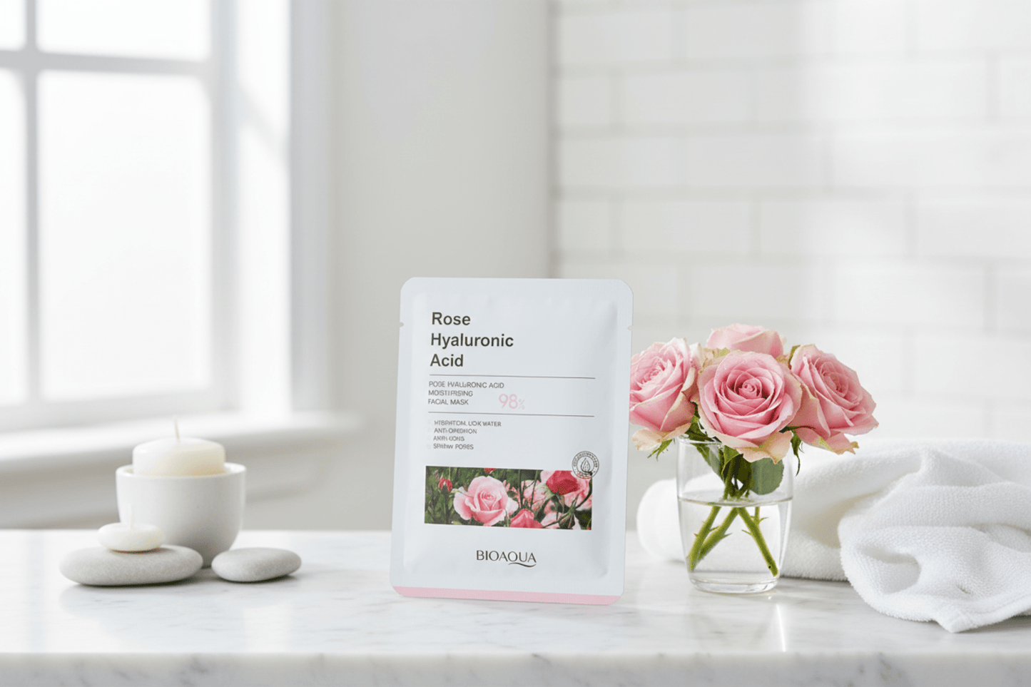 Rose Hyaluronic Acid Face Mask