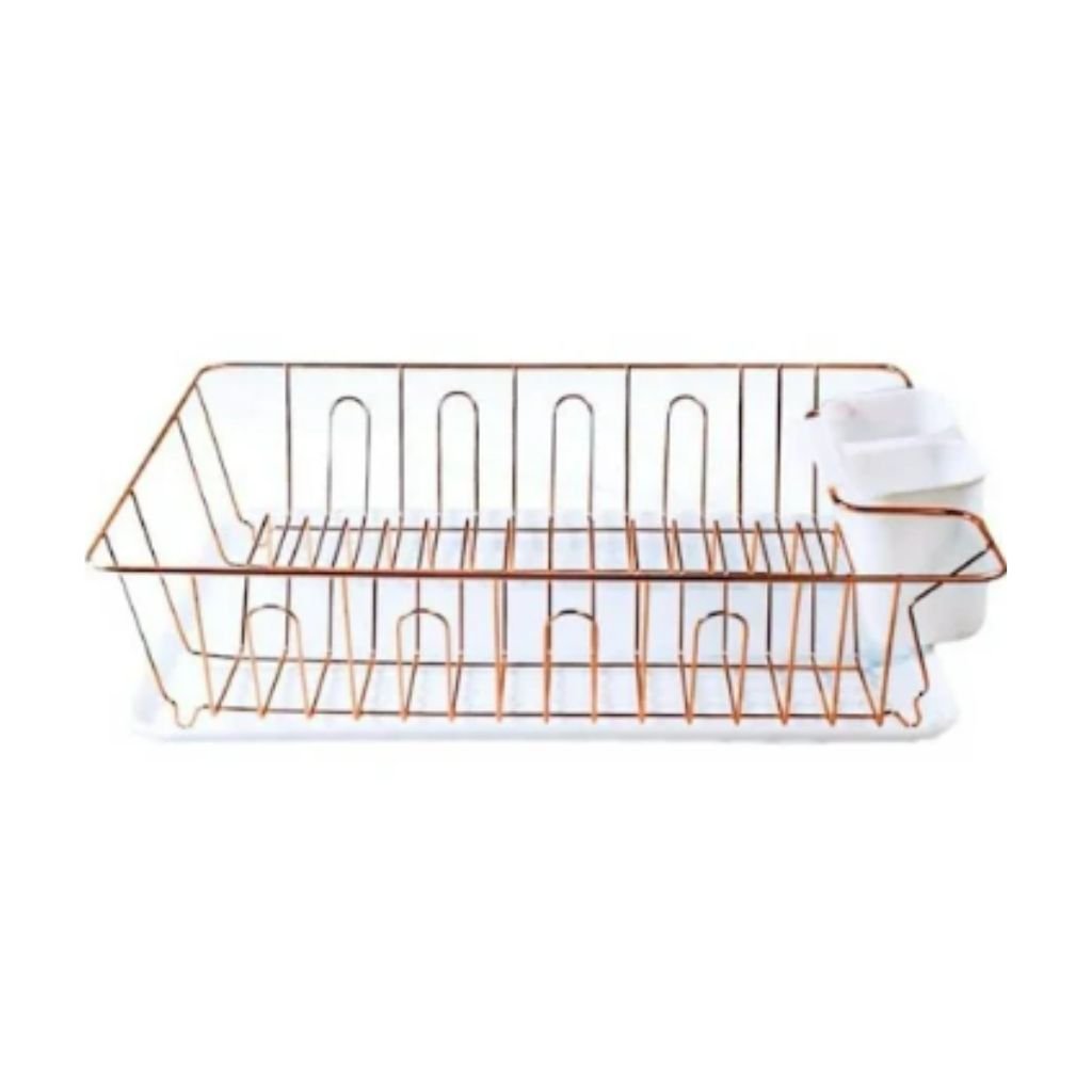 Single Layer Dish Rack - Rose Gold