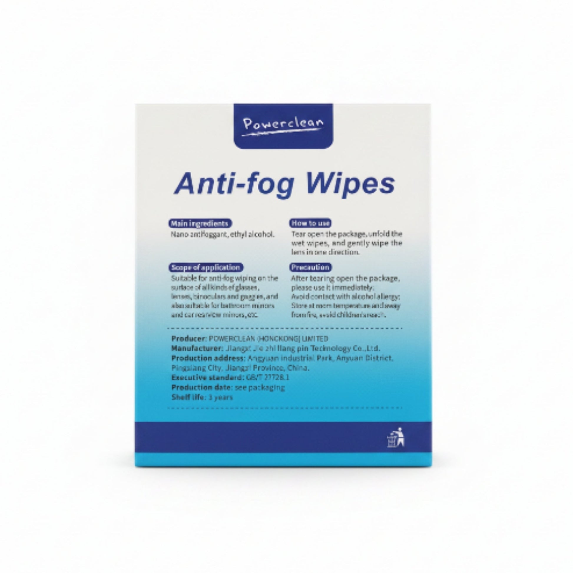 100 Pack Anti-Fog Lens Wipes | Glasses, Goggles & Screen Cleaning Wipes