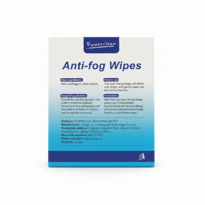 100 Pack Anti-Fog Lens Wipes | Glasses, Goggles & Screen Cleaning Wipes