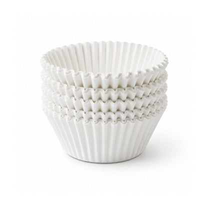 100pc Cupcake Liners – 11cm Baking Cups for Muffins, Cupcakes & Homemade Baking - White