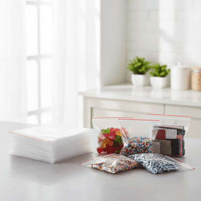100pc Zip lock Bag - 14x20cm