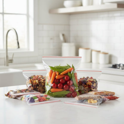 100pc Zip Lock Bag - 20x28cm