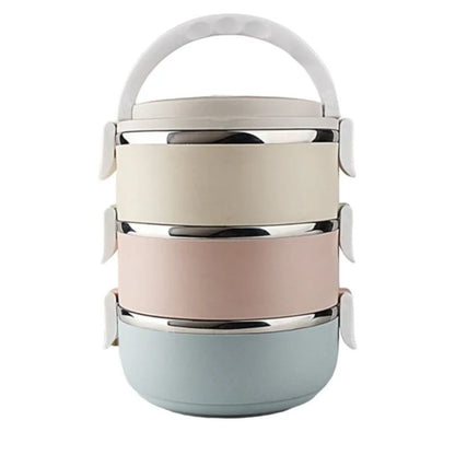 3 layer Stackable Stainless Steel Lunch Box