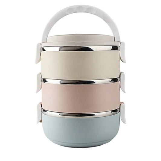 3 layer Stackable Stainless Steel Lunch Box