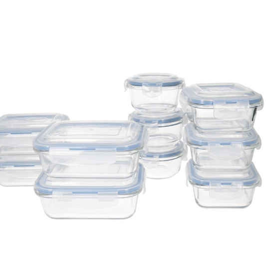 10pc Danny Home Glass Bowl With Lid