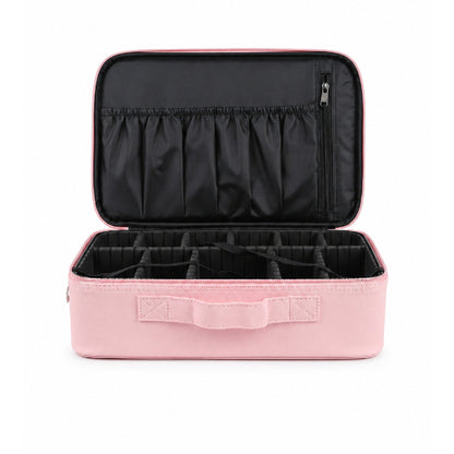 11 Compartment Makeup Bag – Travel Cosmetic Organizer – Large Capacity