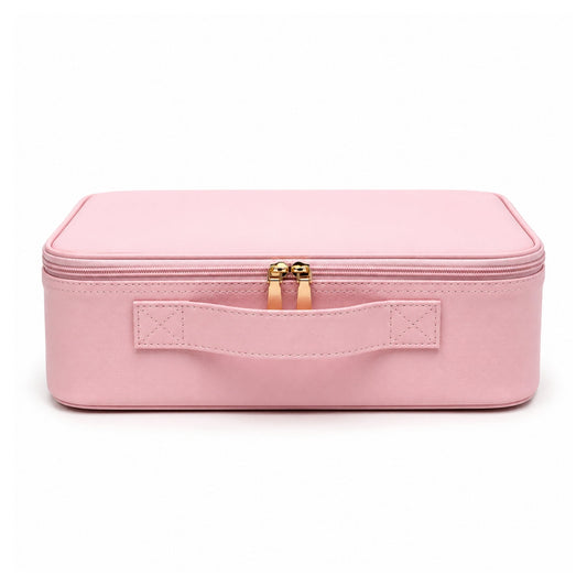 11 Compartment Makeup Bag – Travel Cosmetic Organizer – Large Capacity